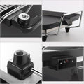 NNEAGS 48cm 68cm Electric BBQ Grill Teppanyaki Tough Non-Stick Surface Hot Plate Kitchen Bundle