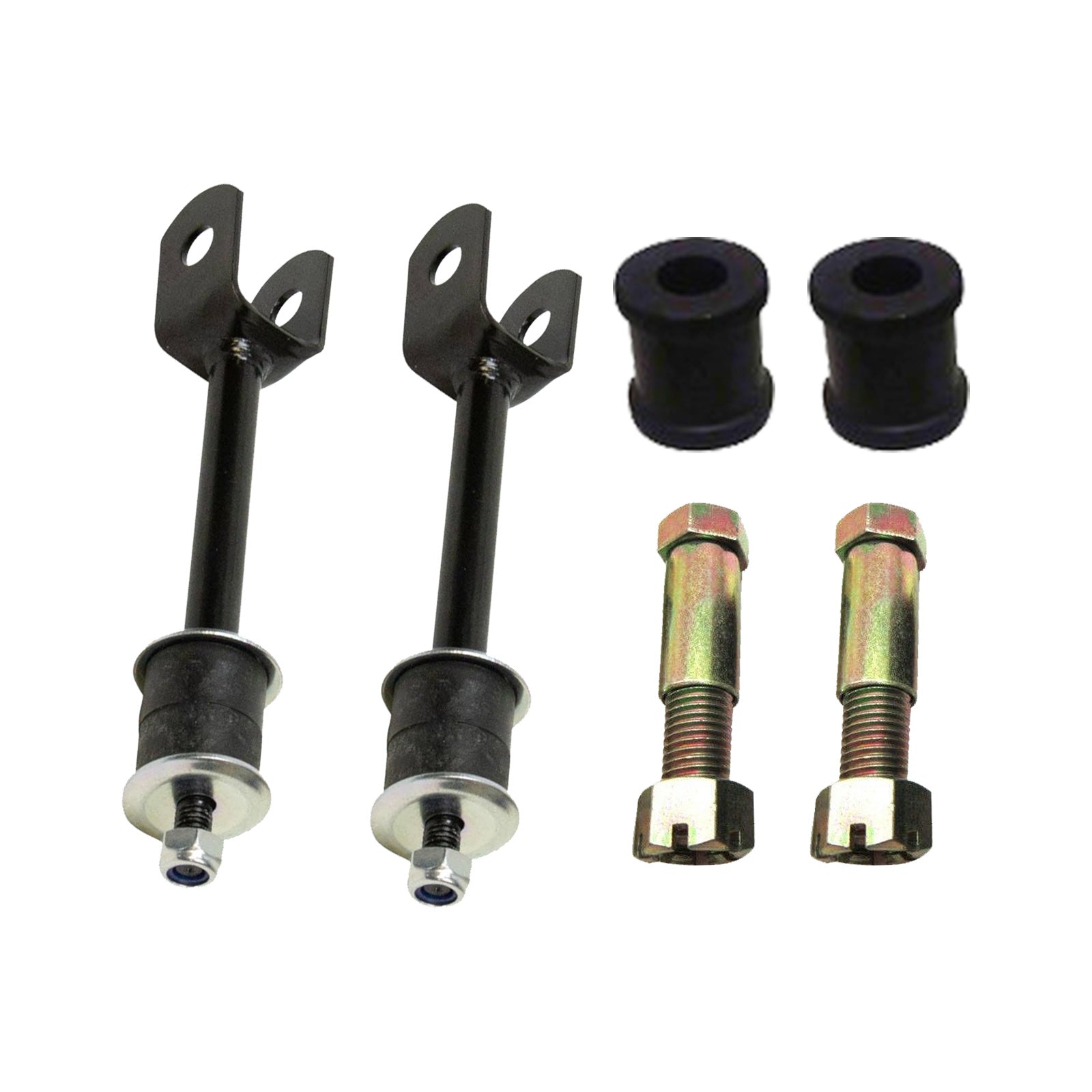 2x Rear Sway Bar Link & Bush Kit Suitable for Toyota Landcruiser FJ80R