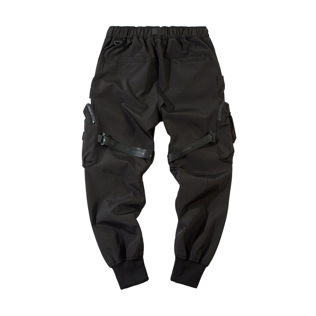 IBP440 Matte Black Paratrooper Joggers