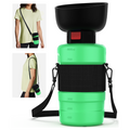 28oz Portable Dog Water Bottle Dispenser-3Gen-Green