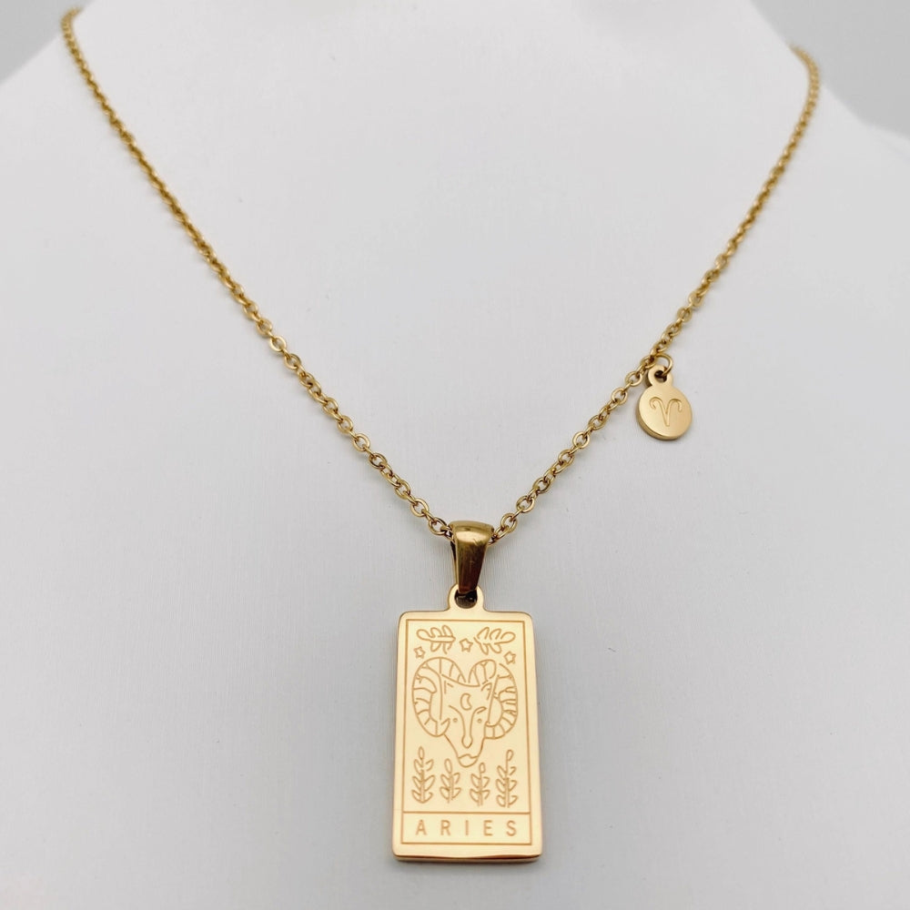 Zodiac Constellation Pendant Necklaces