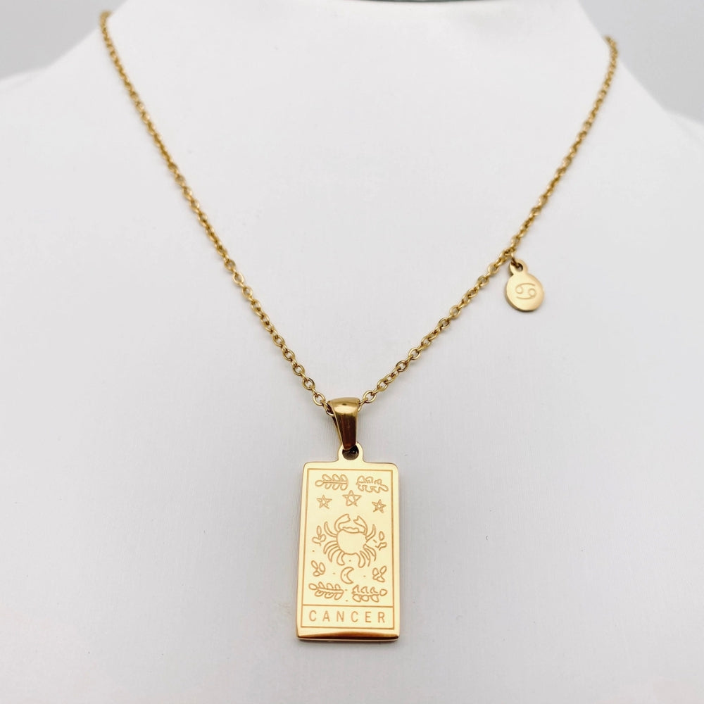 Zodiac Constellation Pendant Necklaces