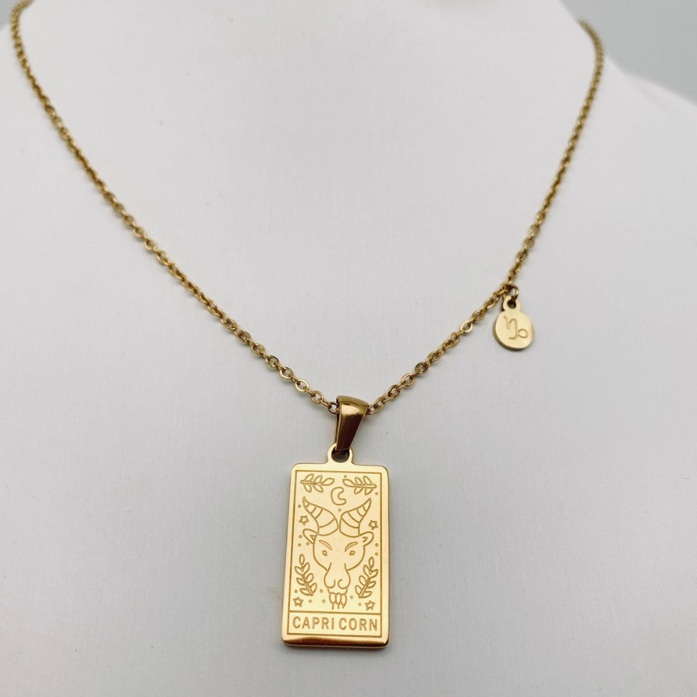 Zodiac Constellation Pendant Necklaces