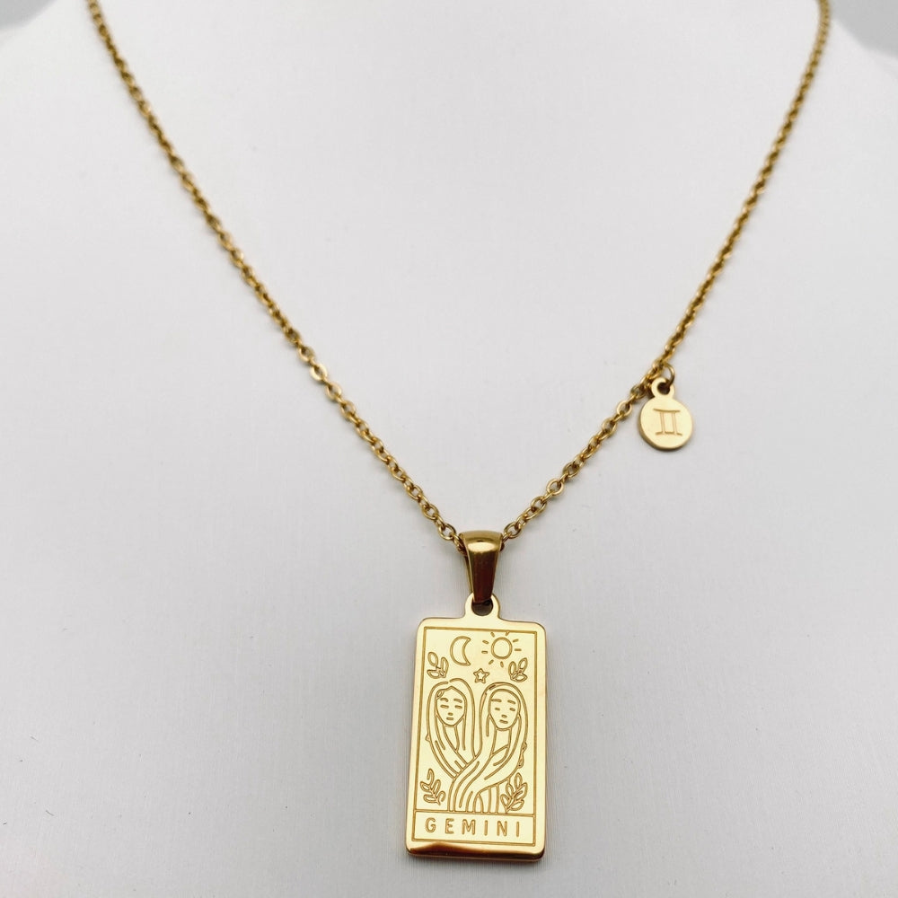 Zodiac Constellation Pendant Necklaces