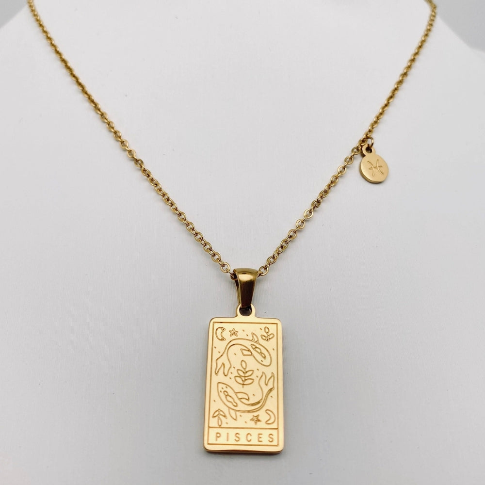 Zodiac Constellation Pendant Necklaces