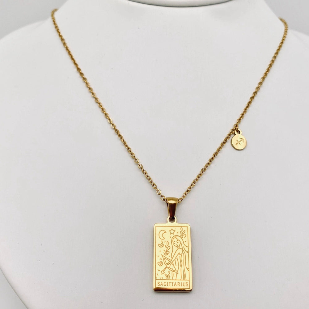 Zodiac Constellation Pendant Necklaces