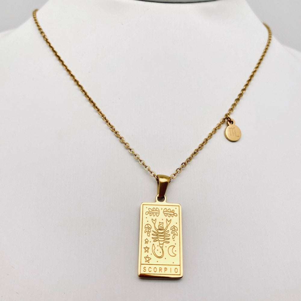 Zodiac Constellation Pendant Necklaces