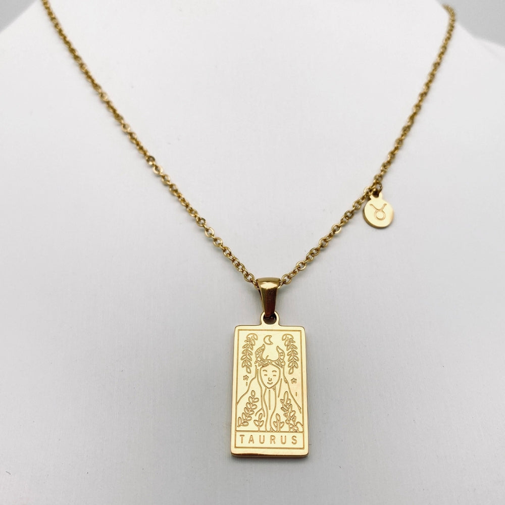Zodiac Constellation Pendant Necklaces