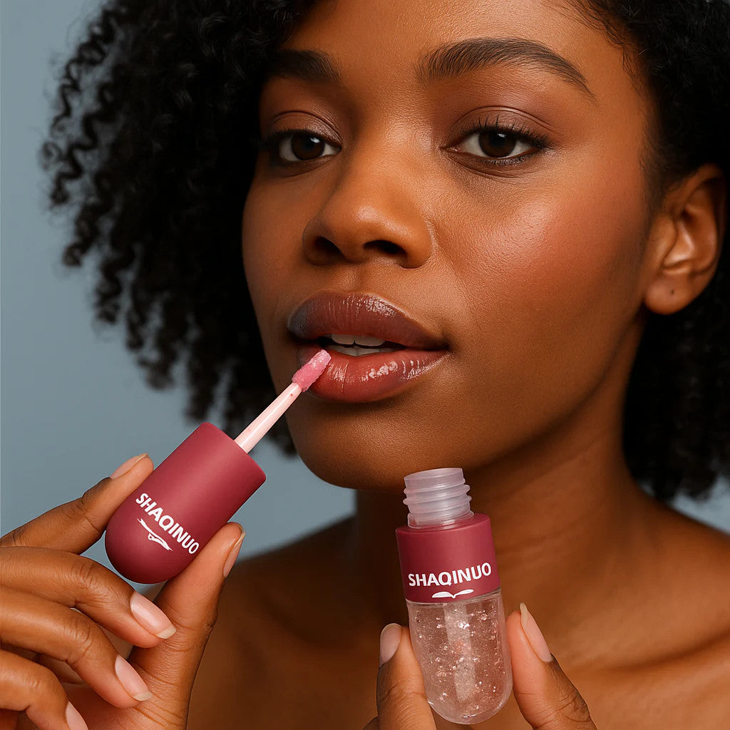 Capsule shape lip gloss