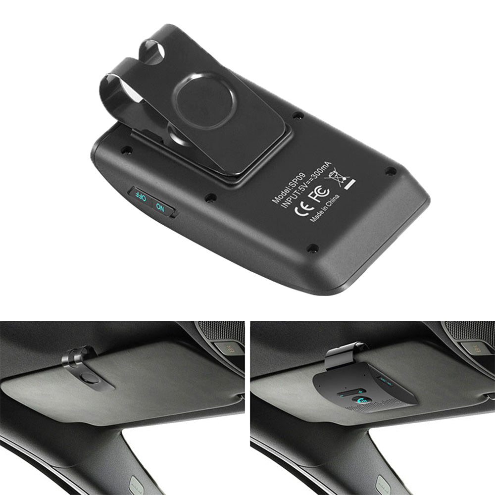Wireless Car Bluetooth Handsfree Speaker Phone Suitable for Universal Vehicles