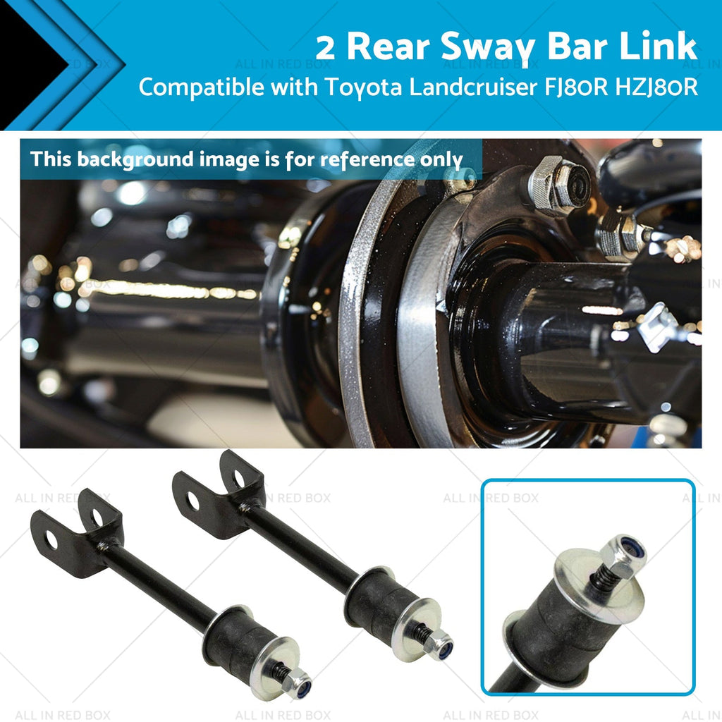 2 Rear Sway Bar Link Bush Kit Suitable for Toyota Landcruiser FJ80R