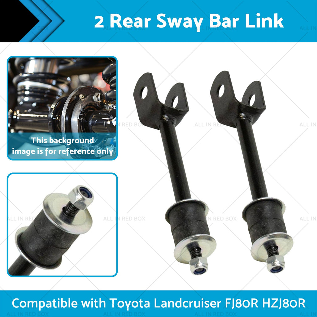 2 Rear Sway Bar Link Bush Kit Suitable for Toyota Landcruiser FJ80R