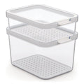 Rotho cauma set refrigerator organizer 1.2l + 2.15l transparent