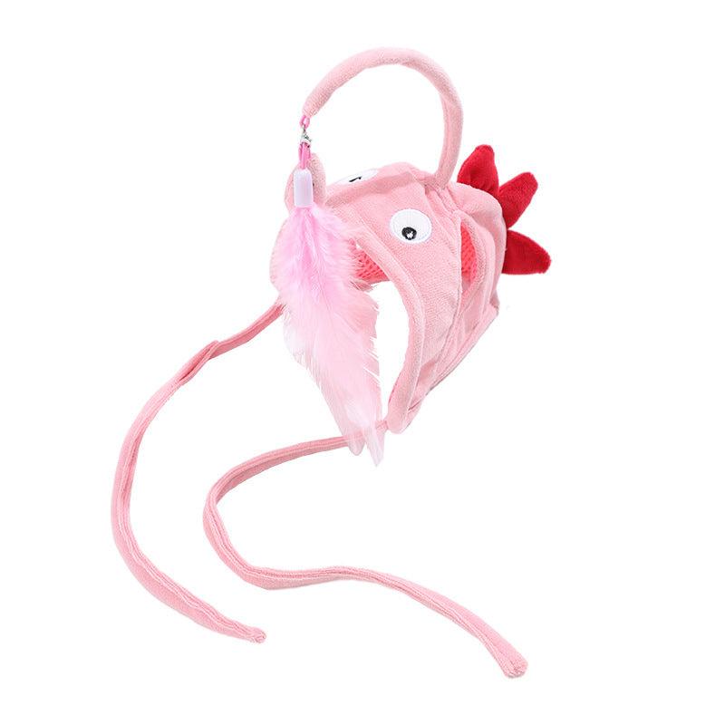 Fashionable And Fun Cat Toy Hat Set