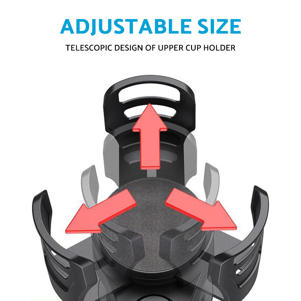 4-in-1 Adjustable Car Cup Holder Expander Tray Suitable for Universal Vehicles
