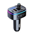 Bluetooth-compatible FM Transmitter Wireless Car Radio Adapter Suitable for 12V-