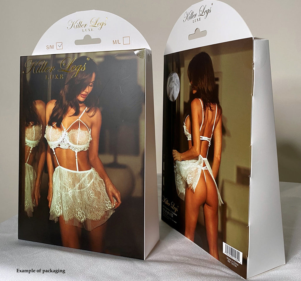 KILLER LEGS Damsel in Distress Lace Lingerie