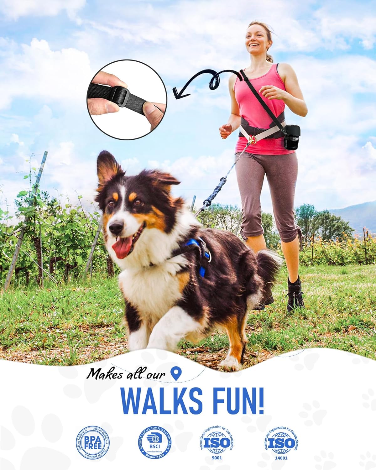 21oz Portable Dog Water Bottle Dispenser-3.5Gen