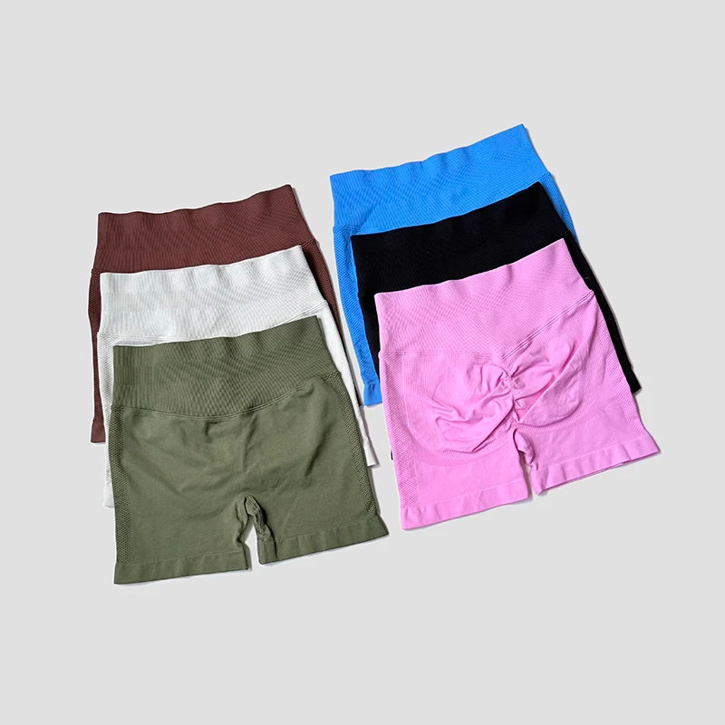 Women’s Seamless Scrunch Workout Shorts – Impact Gym & Running Style