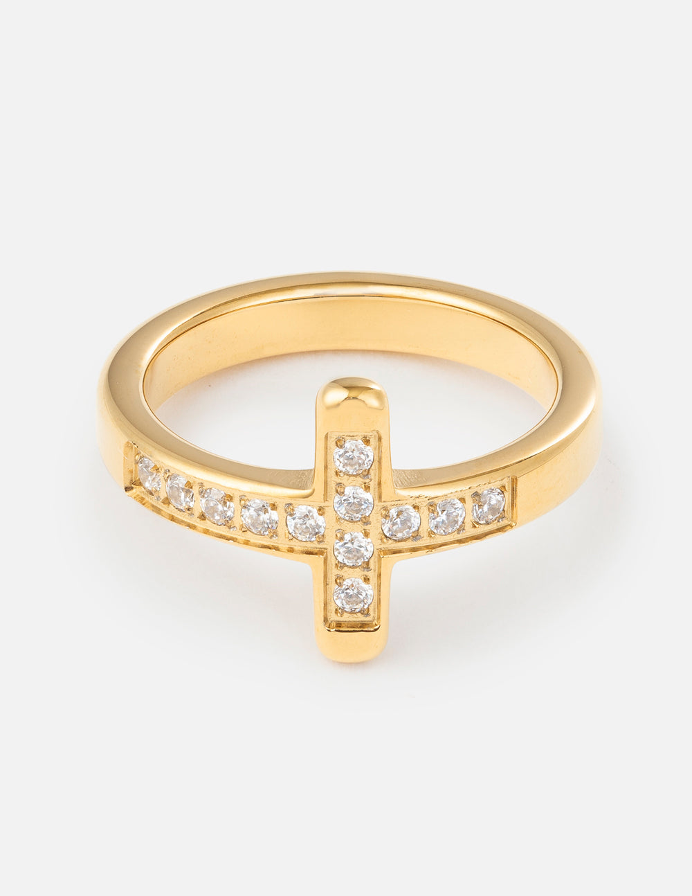 Spread Love – Cross Eternity Gem Ring Set | Faith Jewelry | Gift Set Included
