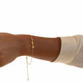 Custom uppercase letter bracelet DIY Letter Bracelet Name Bracelet