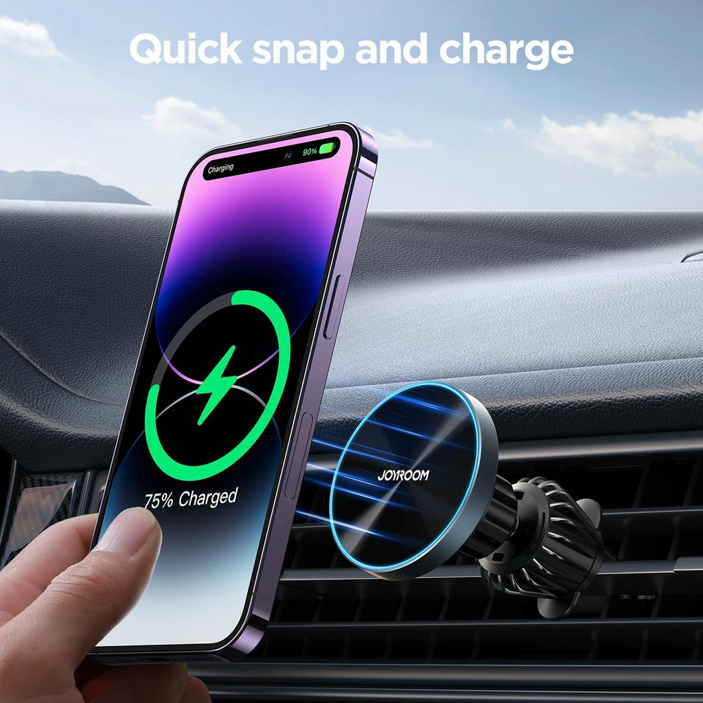 NNEIDS Pro Magnetic Wireless Car Charger For Jr-Zs240 - Black