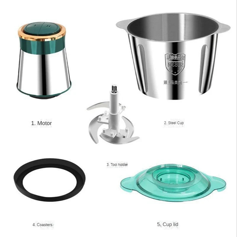 Electric Meat Grinder & Vegetable Chopper