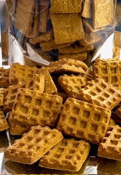 Banana Nut Waffle Crunchy Dog Treats | Made in USA