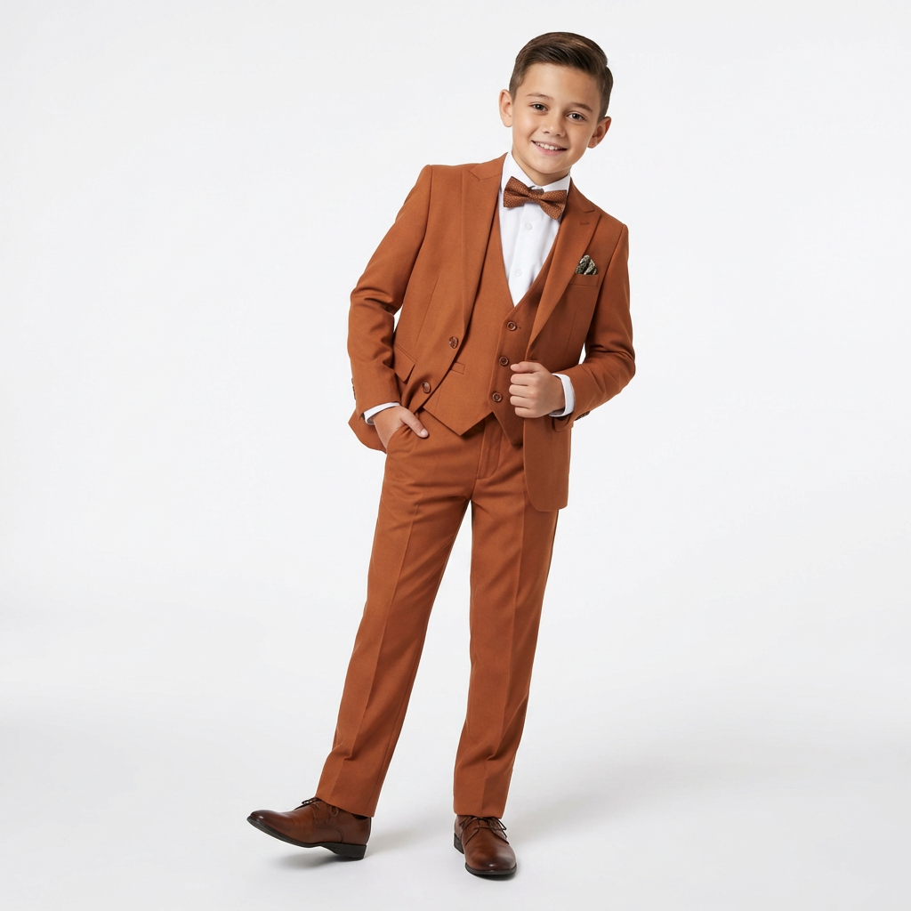 Pre-Order: Richie Rich Terracotta 5PC Suit