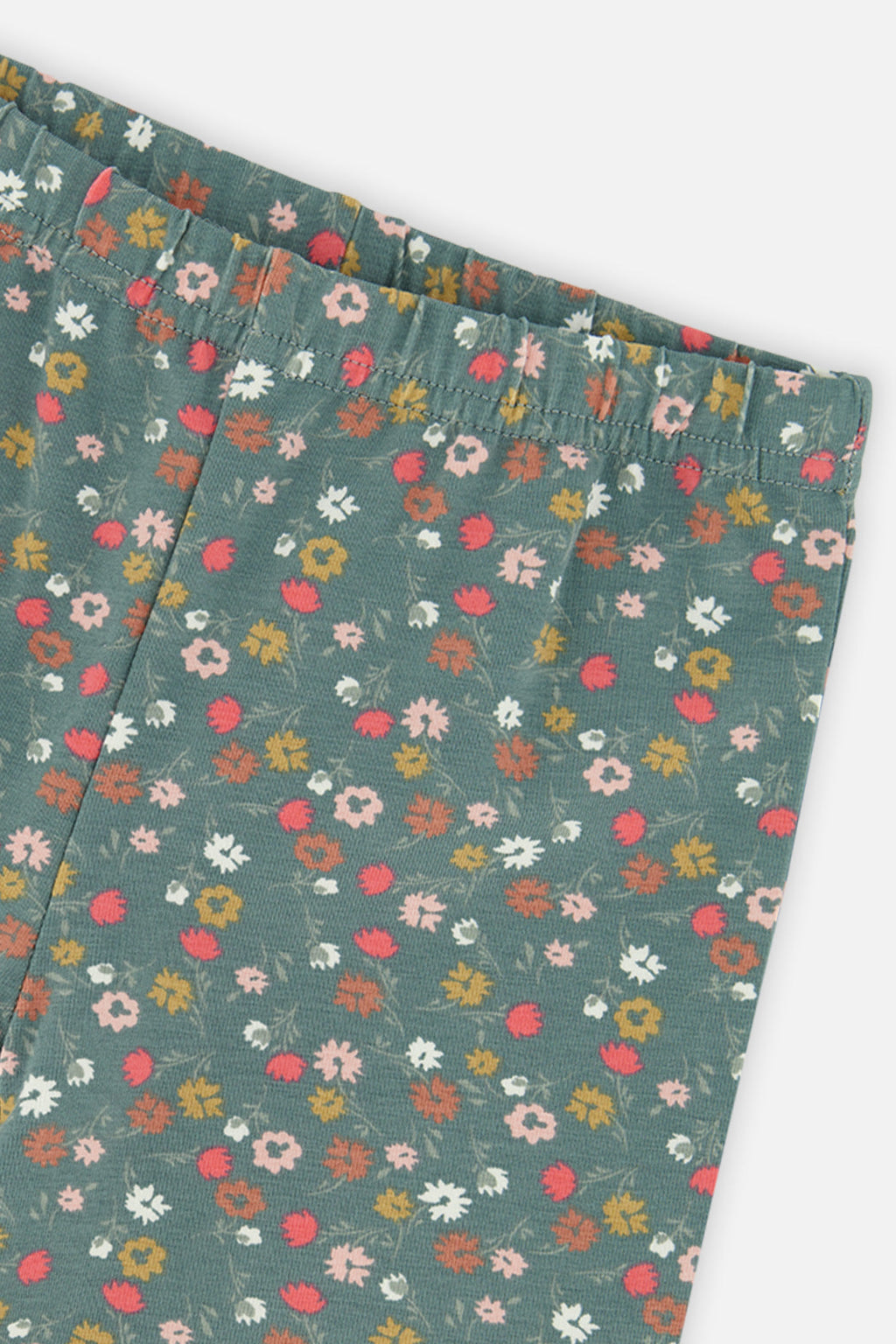 Baby Tunic And Leggings Set Pale Pink And Green Floral Print