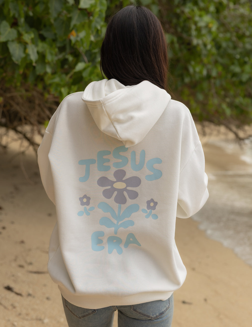 Spread Love – Jesus Era Unisex Hoodie | 70% Cotton | Cloud Dancer