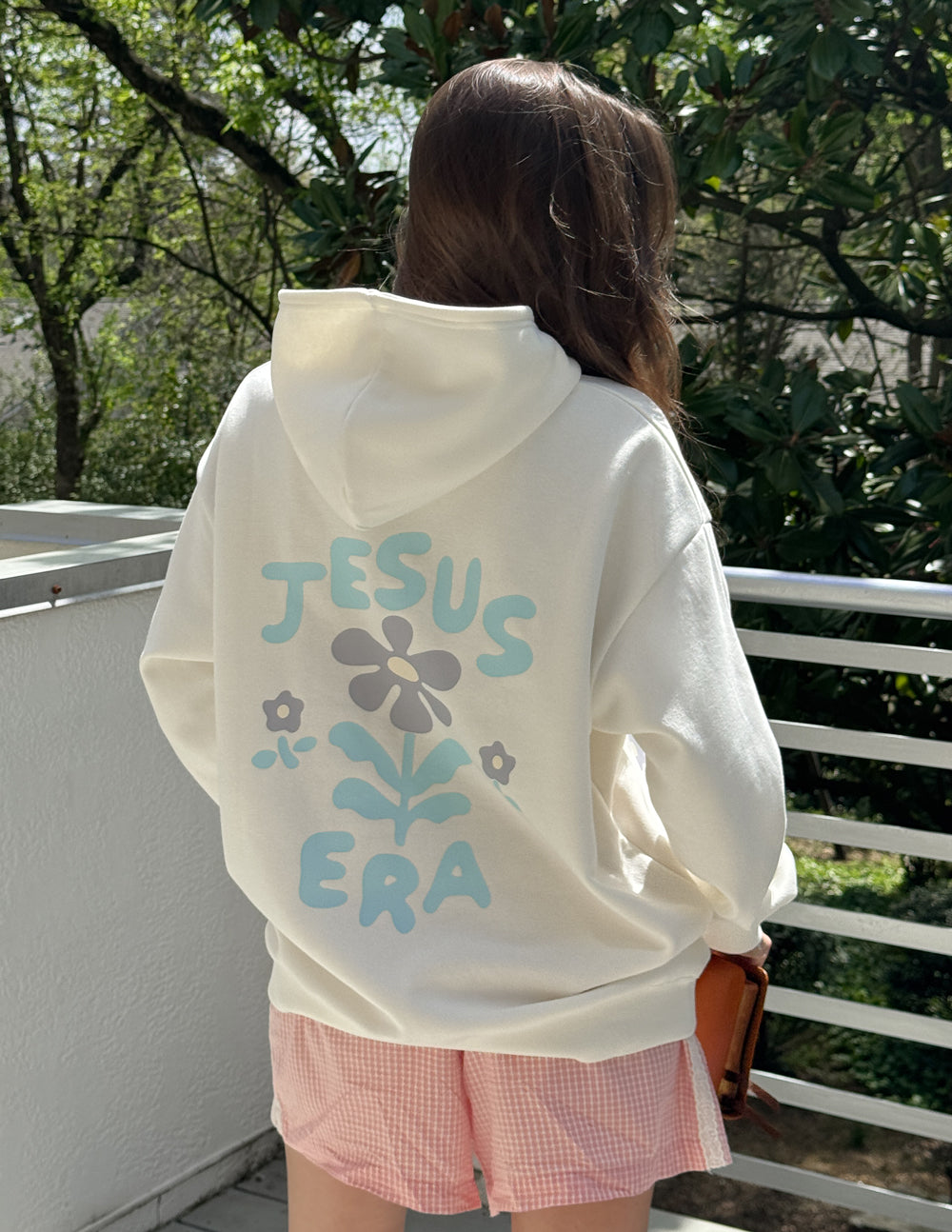 Spread Love – Jesus Era Unisex Hoodie | 70% Cotton | Cloud Dancer