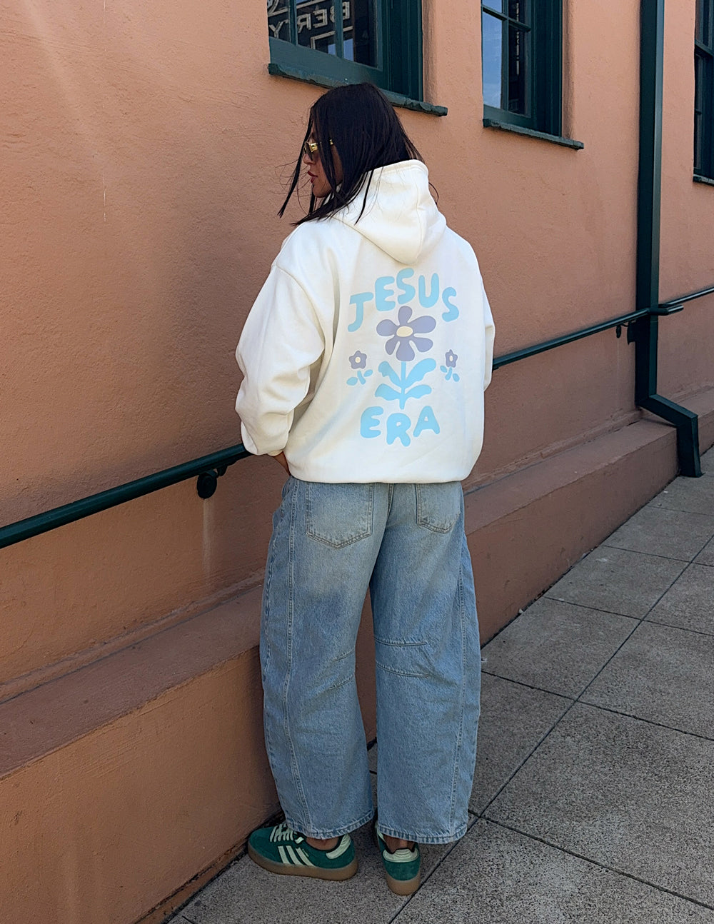 Spread Love – Jesus Era Unisex Hoodie | 70% Cotton | Cloud Dancer