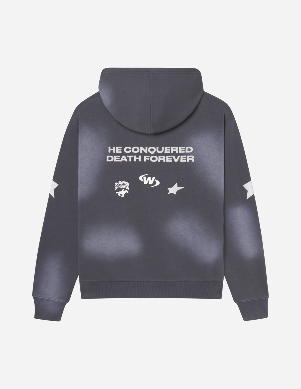 Spread Love – Jesus Wins Unisex Hoodie | Garment Dyed | 70% Cotton | Black Tide