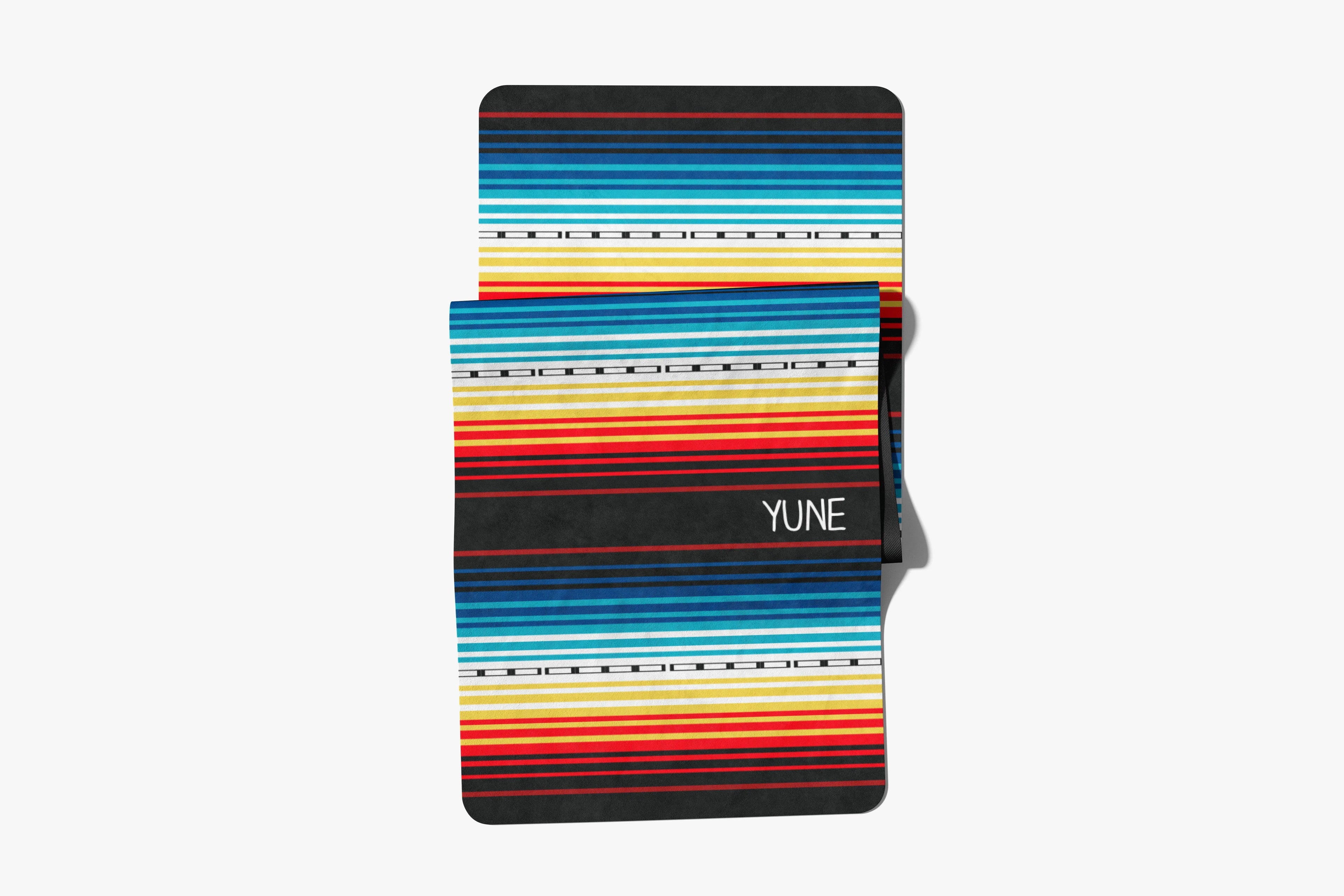 Yoga Mat | 6mm Thick | Striped | Non-Slip | Eco Friendly | Yune Yoga | Devo