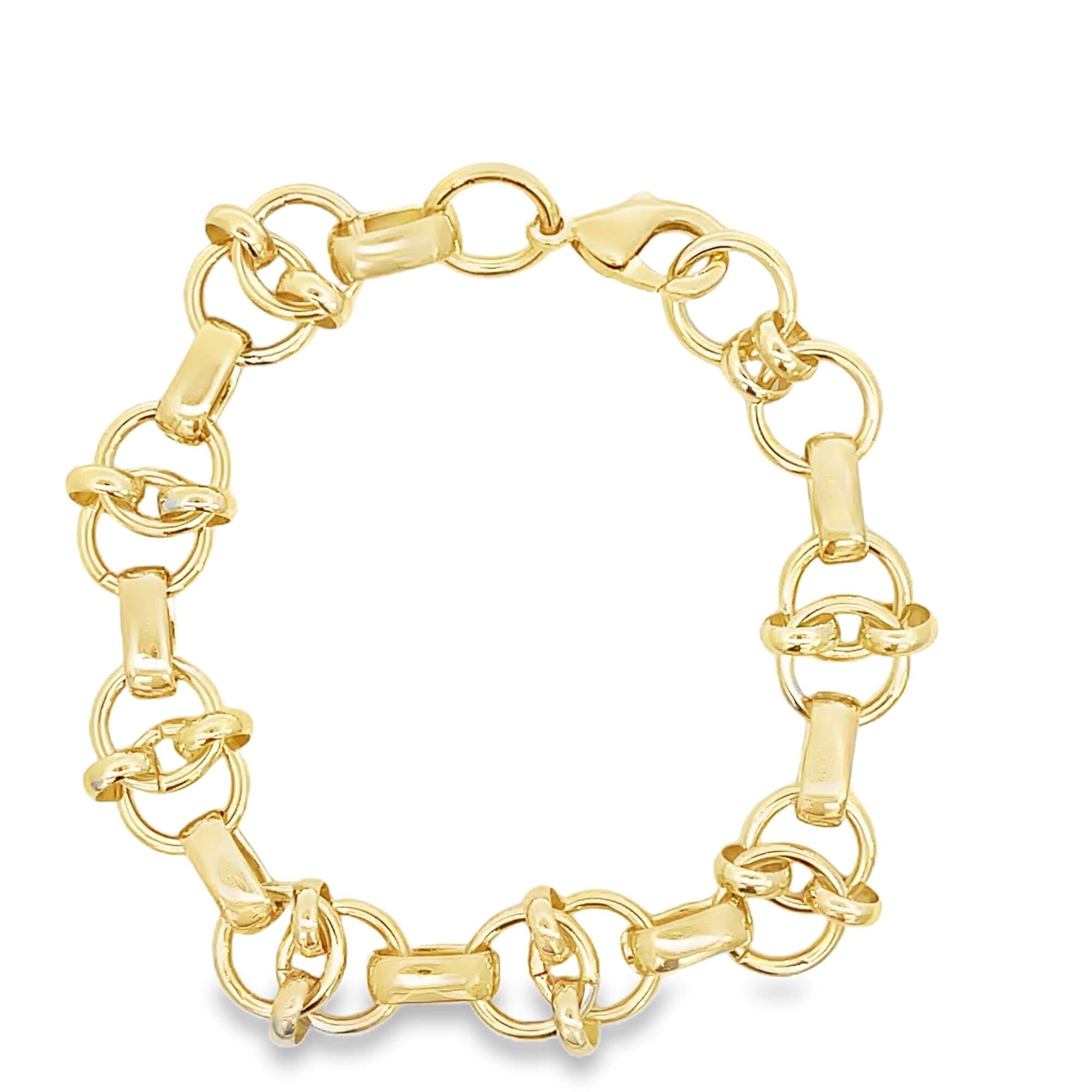 Intertwined Swirl Link Rolo Necklace (H278/I326A)