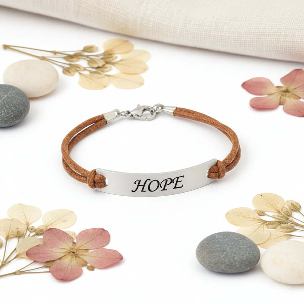 Personalized Name Bar Bracelet – Custom Engraved Gift for Couples