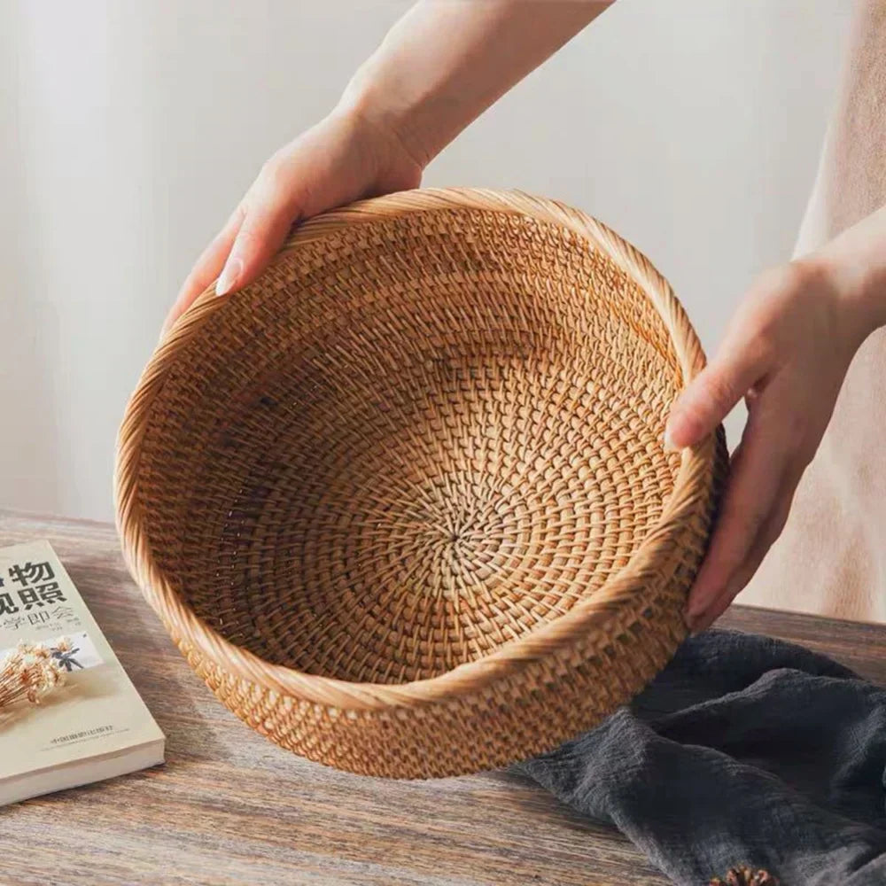 Rattan Wicker Storage Basket (3 Pcs)