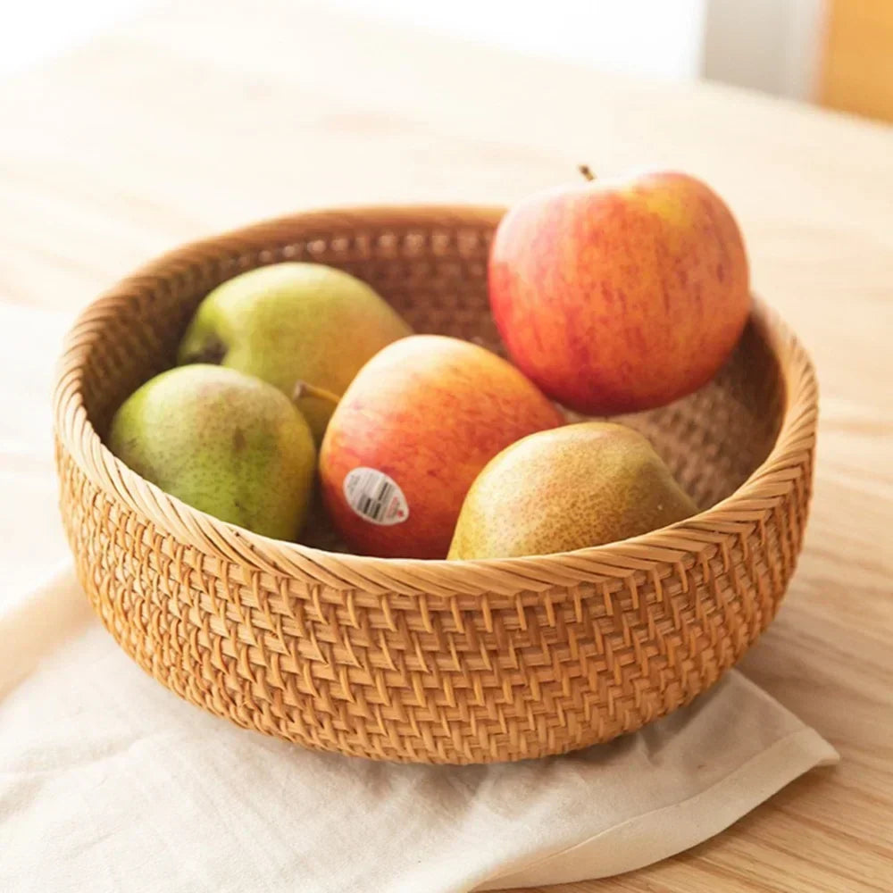 Rattan Wicker Storage Basket (3 Pcs)