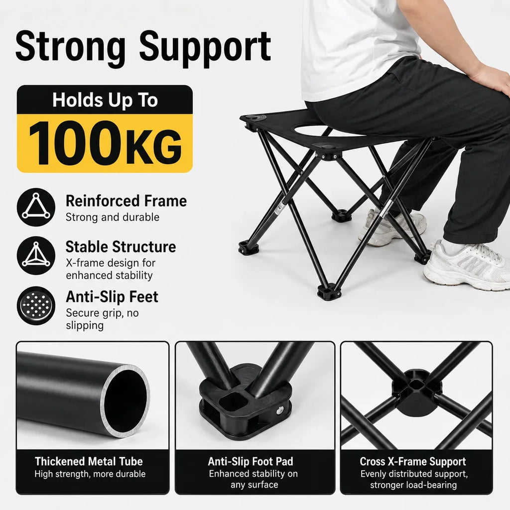 Portable Folding Car Camping Toilet