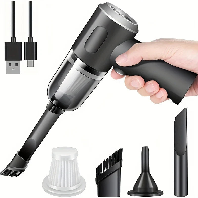 NNEOBA Wireless Car Vacuum Cleaner – High Power Wet & Dry Cordless Handheld
