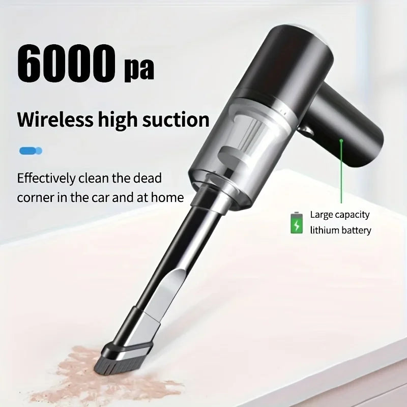 NNEOBA Wireless Car Vacuum Cleaner – High Power Wet & Dry Cordless Handheld
