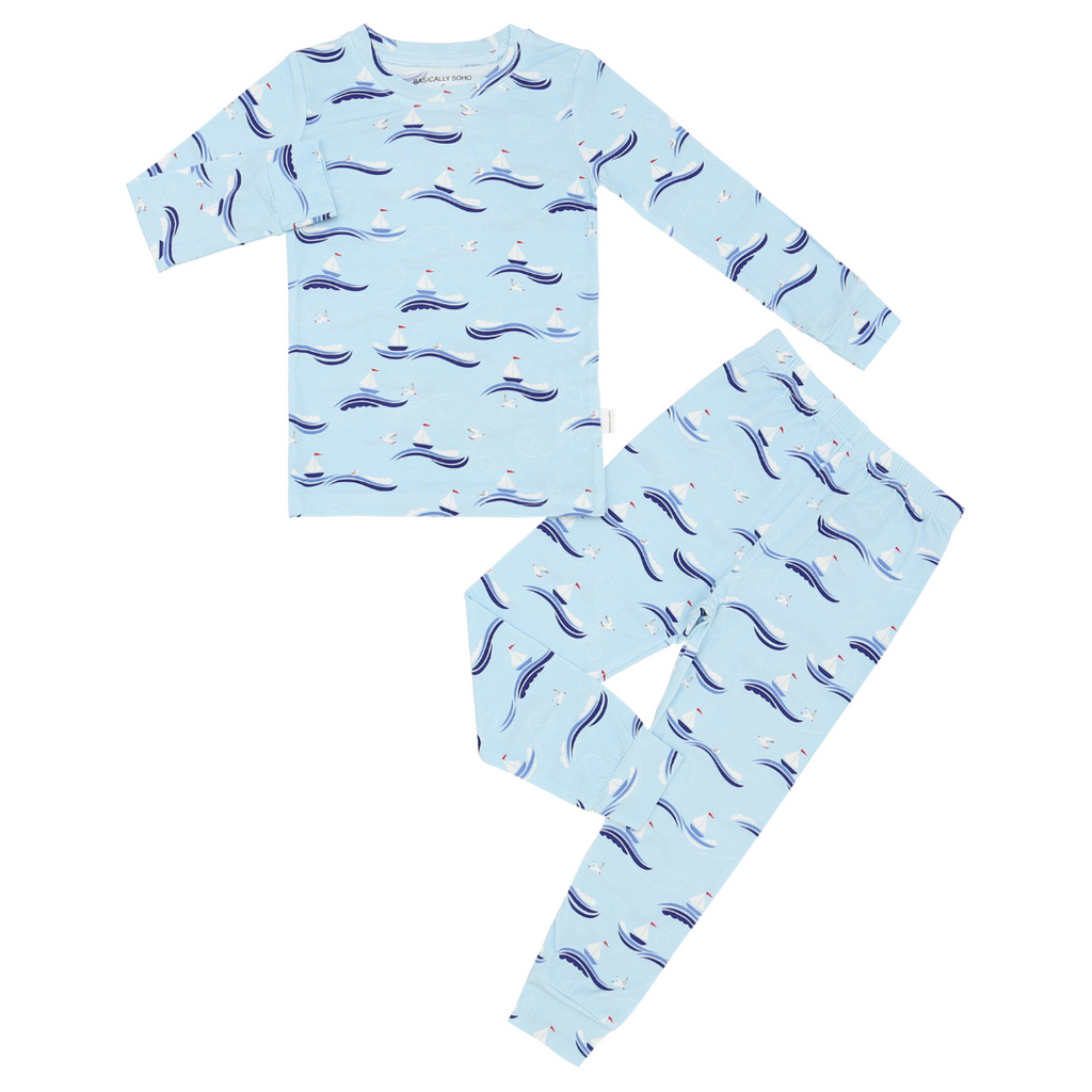 Cape Cod Sailboat Two-Piece Set