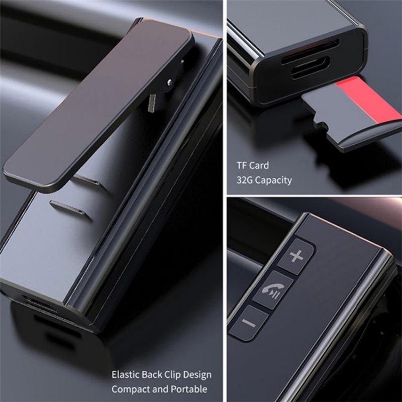 NNEIDS Wireless Car Bluetooth Hands-Free Call Adapter With Digital Display