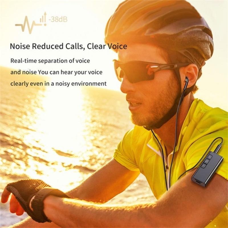 NNEIDS Wireless Car Bluetooth Hands-Free Call Adapter With Digital Display