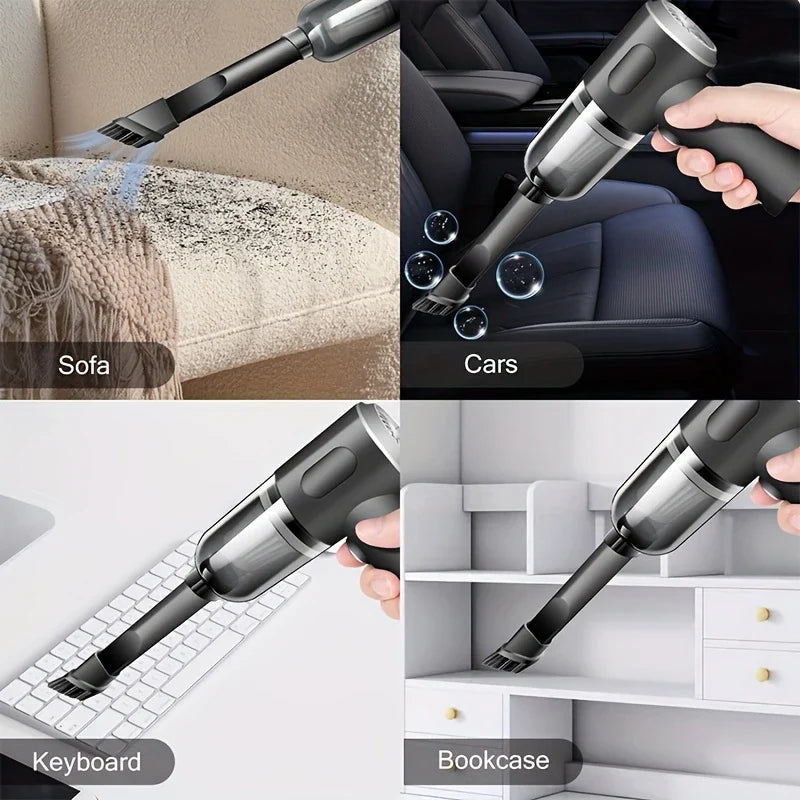 NNEOBA Wireless Car Vacuum Cleaner – High Power Wet & Dry Cordless Handheld