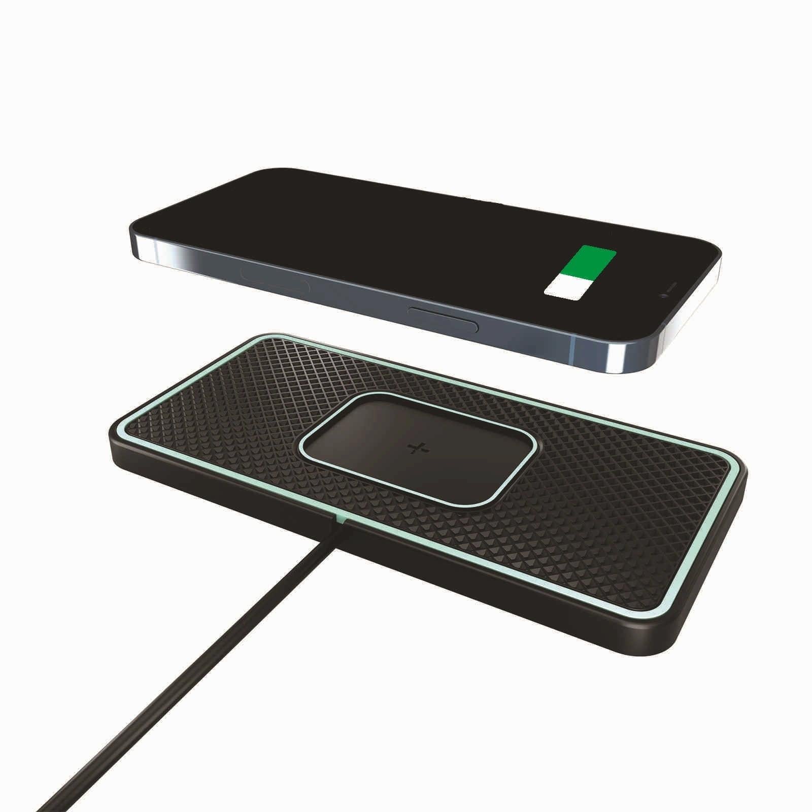 NNEIDS Wireless Car Charger With Anti-Slip Pad For Airpods / Iphone - 15W