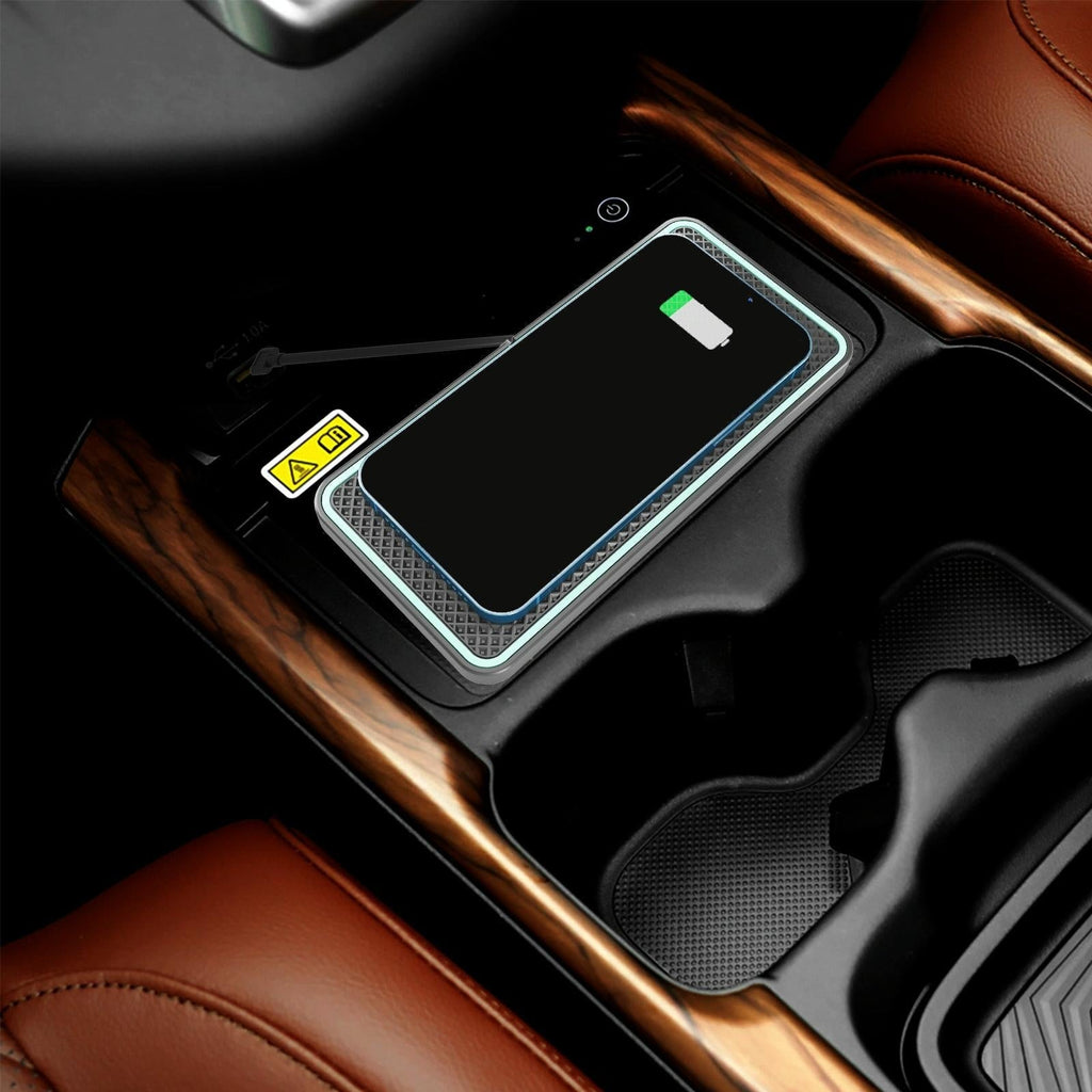 NNEIDS Wireless Car Charger With Anti-Slip Pad For Airpods / Iphone - 15W