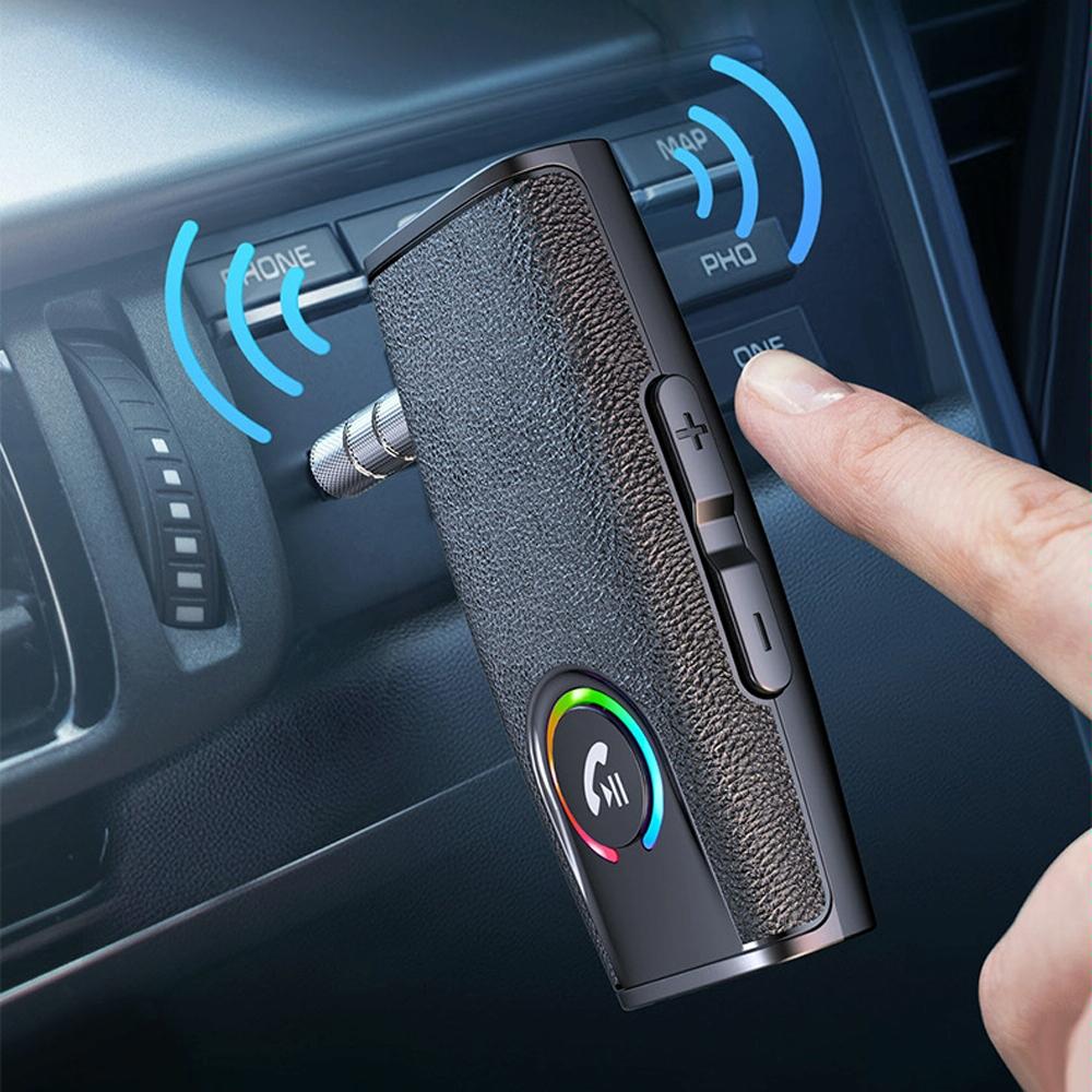 NNEIDS Wireless Car Bluetooth Audio Receiver 5.1 Converter - Black