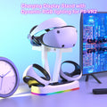 NNEIDS Playstation Magnetic Charging Base With Rgb Light And Storage Rack